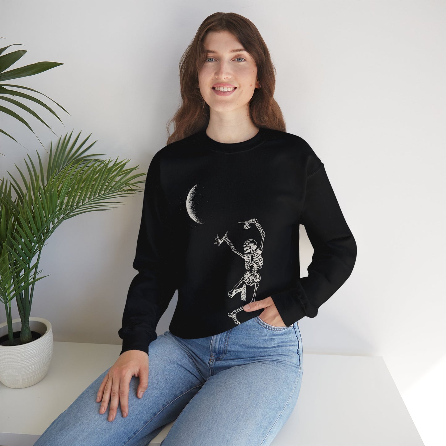 comfy skeleton sweatshirt